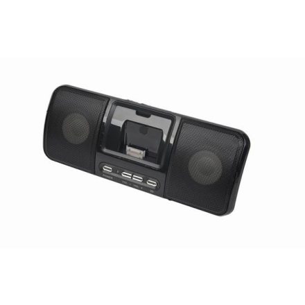 Gembird SPK321i Portable speakers with universal dock for iPhone and iPod Black