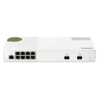 QNAP QSW-M2108-2S Entry-level 10GbE and 2.5GbE Layer 2 Web Managed Switch for SMB Network Deployment