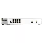 QNAP QSW-M2108-2S Entry-level 10GbE and 2.5GbE Layer 2 Web Managed Switch for SMB Network Deployment