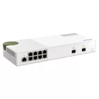 QNAP QSW-M2108-2S Entry-level 10GbE and 2.5GbE Layer 2 Web Managed Switch for SMB Network Deployment
