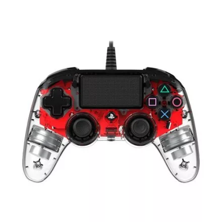 Nacon Illuminated Compact USB Gamepad Transparent/Red