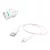 Autós töltő szett HAMA Lightning/USB 2,4A fehér
