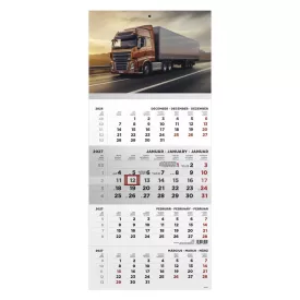   Speditőr naptár TOPTIMER T079 1 tömbös 4 havi Kamion 2027