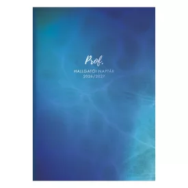  Hallgatói zsebkönyv TOPTIMER Prof papírborító A/5 heti 150x210 mm Kék 2026-2027
