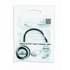 Gembird A-OTG-CMAF2-01 USB2.0 OTG Type-C adapter cable Black