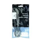 Gembird CCAP-3535MM-1.5M 3.5mm stereo audio cable 1,5m Black