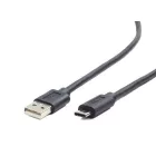Gembird CCP-USB2-AMCM-6 USB2.0 AM to Type-C cable 1,8m Black