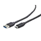 Gembird CCP-USB3-AMCM-0.5M USB3.0 AM to Type-C cable 0,5m Black