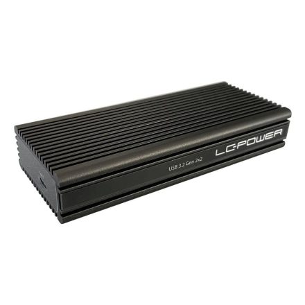 LC Power LC-M2-C-NVME-2X2 - M.2 NVMe SSD Enclosure Black
