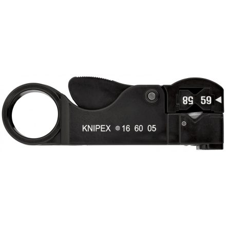 KNIPEX Szigetelés-eltávolító szerszám koaxiális kábelekhez 105 mm
