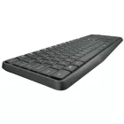 Logitech MK235 Wireless Combo billentyűzet + egér Black DE