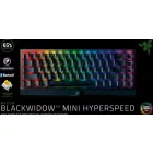 Razer BlackWidow V3 Mini HyperSpeed Green Switch Black US
