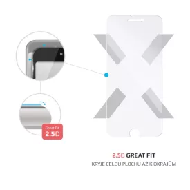   FIXED 2,5D edzett üveg Apple iPhone 7/8/SE (2020) telefonokhoz