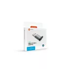 FIXED alumínium USB-C - USB-A adapter szürke