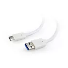 Gembird CCP-USB3-AMCM-6-W USB3.0 AM to Type-C cable 1,8m White