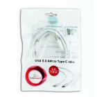Gembird CCP-USB3-AMCM-6-W USB3.0 AM to Type-C cable 1,8m White