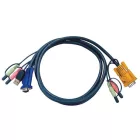 ATEN USB KVM Cable with 3 in 1 SPHD and Audio 5m Black