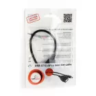 Gembird USB OTG AF to Mini-BM cable 0,15m Black