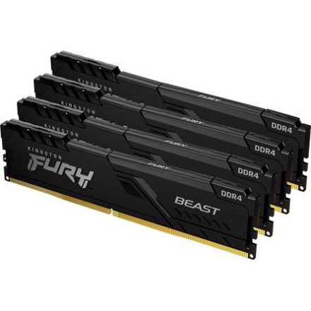 Kingston 32GB DDR4 2666MHz Kit(4x8GB) Fury Beast Black