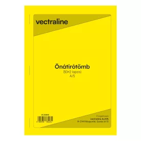 Önátírótömb VECTRALINE A/5 álló 50x2 lapos