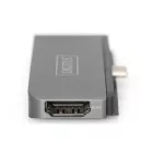 Digitus USB-C Mobile Dock 4 Port Gray