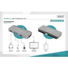 Digitus USB-C Mobile Dock 4 Port Gray