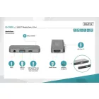Digitus USB-C Mobile Dock 4 Port Gray