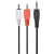 Gembird 3,5 jack/2RCA audio kábel 5m Black