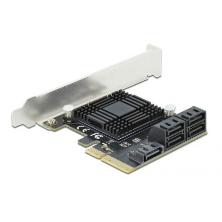 DeLock 5 port SATA PCI Express x4 Card Low Profile Form Factor