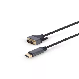   Gembird CC-DPM-DVIM-4K-6 DisplayPort to DVI-D (Dual Link) (24+1) Premium Series adapter cable 1,8m Black