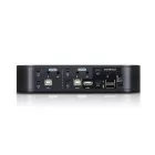 ATEN 4-Port USB Mini DisplayPort/Audio Dual Display KVMP Switch + Cables