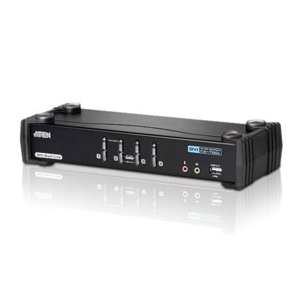 ATEN CS1784A 4-Port USB DVI Dual Link/Audio KVMP Switch 