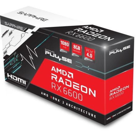 Sapphire Radeon RX 6600 8GB DDR6 Pulse