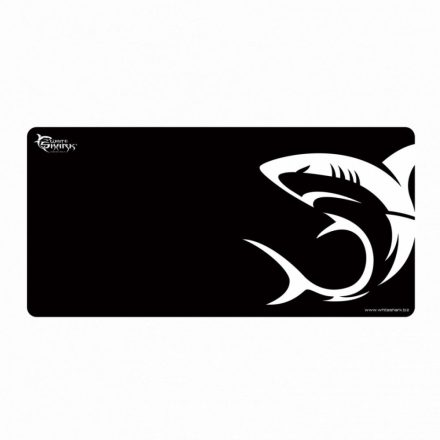 White Shark Shark XXL Gaming Egérpad Black