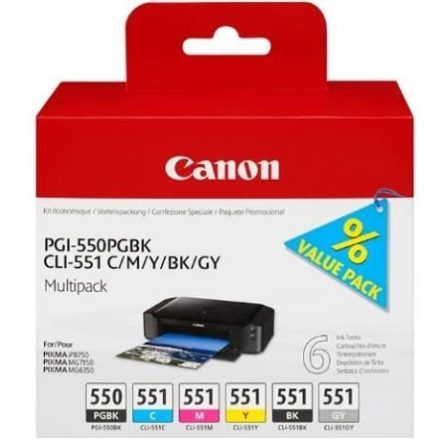 Canon PGI-550/CLI-551 Multipack tintapatron
