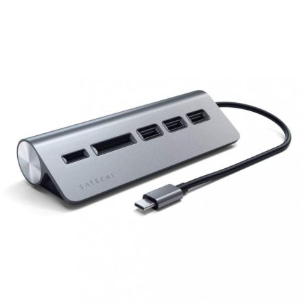 Satechi USB-C Combo Hub for Desktop Aluminium Space Gray