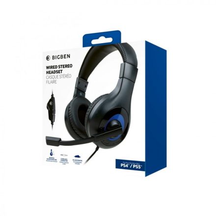 Bigben Interactive Stereo Gaming Headset V1 PS4/PS5 Black