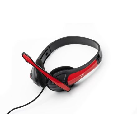 IRIS F-25 Headset Black/Red