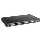 D-Link DGS-1250-52XMP 52-Port 10-Gigabit Smart Managed PoE Switch
