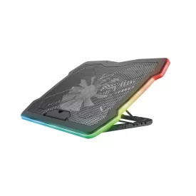   Trust GXT 1126 Aura RGB Többszínű megvilágítású laptop hűtőállvány Black