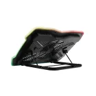 Trust GXT 1126 Aura RGB Többszínű megvilágítású laptop hűtőállvány Black