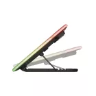 Trust GXT 1126 Aura RGB Többszínű megvilágítású laptop hűtőállvány Black
