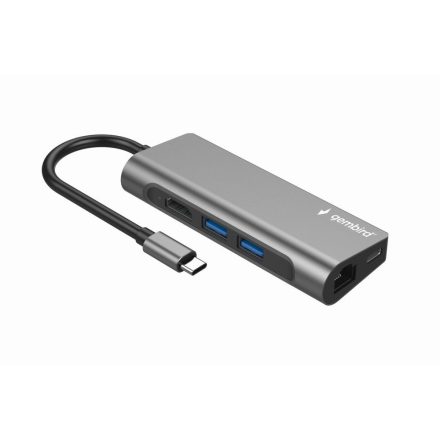 Gembird A-CM-COMBO5-01 USB Type-C 5-in-1 Multi-Port Adapter