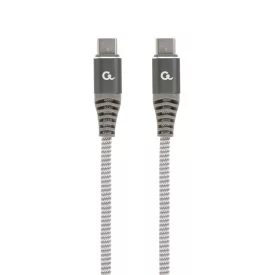   Gembird CC-USB2B-CMCM60-1.5M 60W Type-C Power Delivery (PD) Premium Charging & Data cable 1,5m Grey