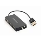 Gembird UHB-U2P4-04 4-port USB hub Black