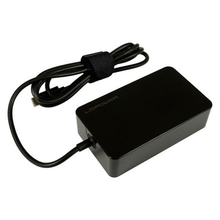 LC Power LC-NB-PRO-65-C USB-C Notebook Power Adapter Black