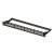 EQuip 48-Port Keystone Cat.6 Unshielded Patch Panel Black