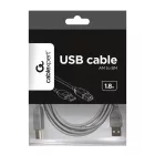 Gembird CCP-USB2-AMBM-6G USB2.0 A-plug B-plug cable 1,8m Grey