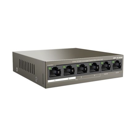 IP-COM F1106P-4-63W 6-Port 10/100M Desktop Switch with 4-Port PoE