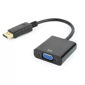 Gembird DisplayPort to VGA M/F adapter 0,2m Black